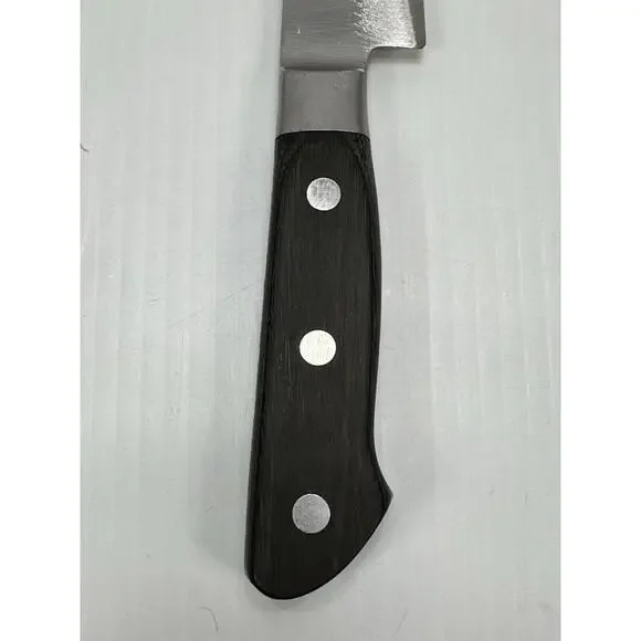 Used Japanese Chefs Knife 15 1/4” Long Tip To Handle End Swedish Steel - Picture 3 of 11